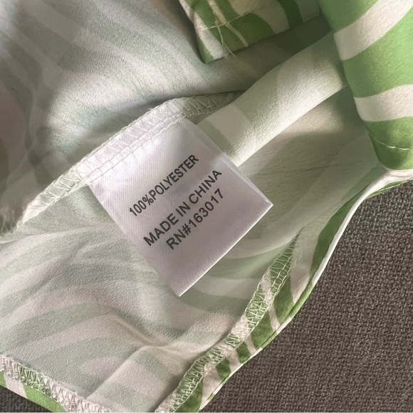 Princess Polly Clueless Zebra Mini Skirt 6 Green White - Picture 8 of 10